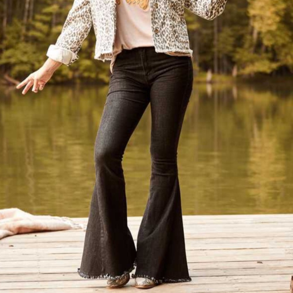 COPY - Black Flare Denim Jeans - Altard State